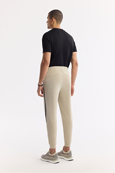 Avva Ανδρικό μπεζ ελαστικό στη μέση με κορδόνια Soft Touch Regular Fit Φούτερ A51Y3402