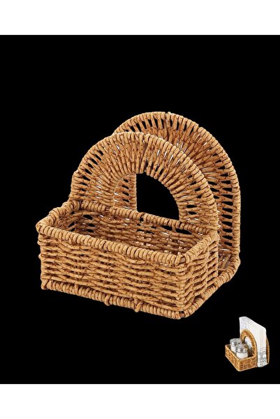 MİEN Rattan Napkin Holder Organizer