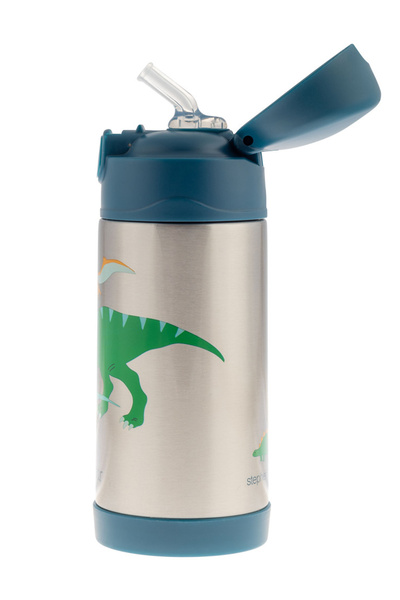 Stephen Joseph Dinosaur Stainless Straw Drinker with Lid