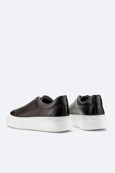 Avva Ανδρικά παπούτσια καφέ 100% δερμάτινη εύκαμπτη σόλα ελαφριά casual παπούτσια A42Y8008