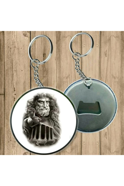 Özcan Tasarım نموذج زيوس - سلسلة مفاتيح مع فتاحة