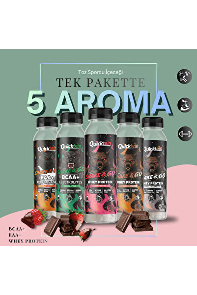 Quicktein - Shake & Go Tek Pakette 5 Aroma
