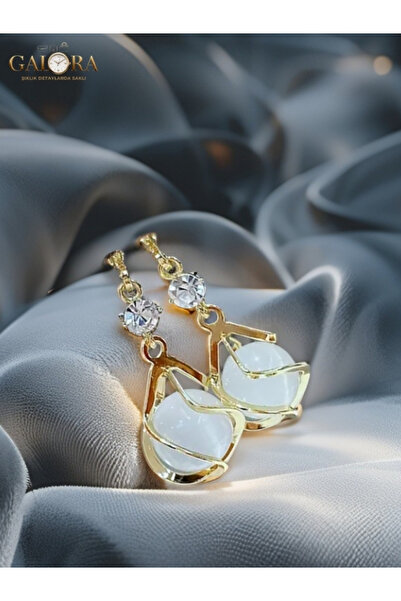 GALORA Parisienne Elegance Küpe – Fransız Zarafetinin Işıltısı