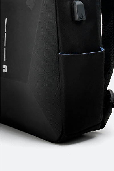 Avva Ανδρικό σακίδιο πλάτης μαύρο κοχύλι A42Y9126