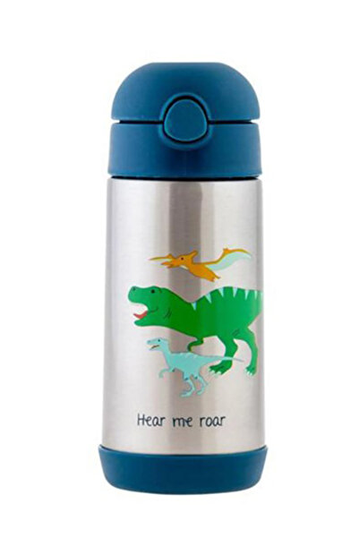 Stephen Joseph Dinosaur Stainless Straw Drinker with Lid