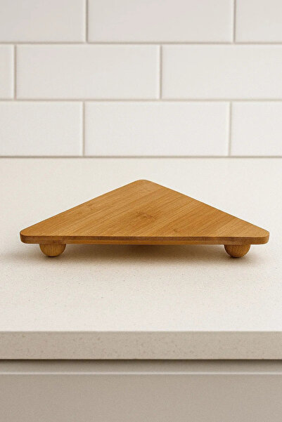 ERKUGO Bamboo Ball Leg Triangle Stand, Bamboo Presentation Stand (21X40)