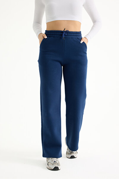 veres Φούτερ Sorane Navy Blue με επένδυση από φλις στο εσωτερικό