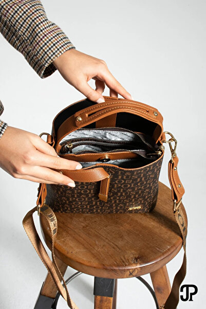 Just Polo Women's Printed Patterned Hand and Shoulder Bag