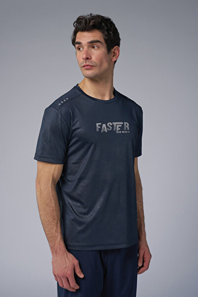 bilcee Чоловіча синя тренувальна футболка 3951