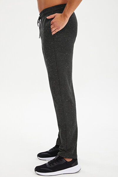 bilcee Peak Men's Anthracite Elastic Leg Jogger Sweatpants 7029