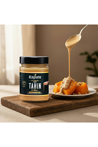 ATAYNAME Manavgat Çifte Kavrulmuş Tahin 300 G Cam