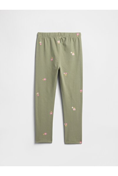 GAP Kız Bebek Yeşil Pull-On Stretch Jersey Tayt