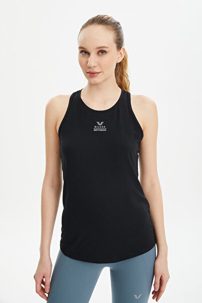 bilcee Γυναικείο μαύρο μαλακό μονόχρωμο εσώρουχο γρήγορης ξήρανσης 0539