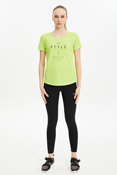 bilcee Γυναικείο πράσινο μπλουζάκι γρήγορου στεγνώματος ελαφριάς προπόνησης 0812