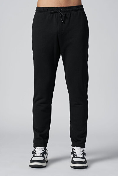 bilcee Ανδρικό μαύρο φούτερ τσέπης Peak 7026