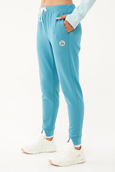 bilcee Dark Green Soft Lycra Women's Sweatpants - 1589