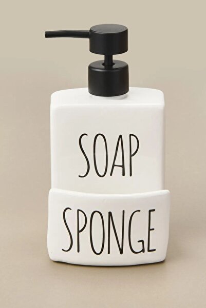 MİEN Mien Soap Liquid Soap Dispenser - White / Black