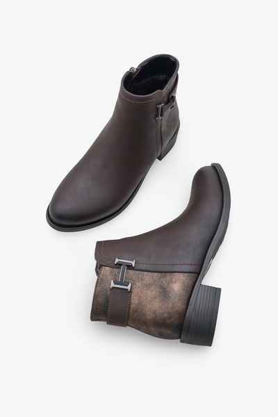 İNNABUTİKK Hentas Women's Daily Boots Brown