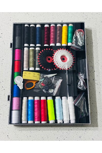 Muensu مجموعة أدوات الخياطة، تشمل مقياس قماش، مقص، مجموعة خياطة، مجموعة خياطة...