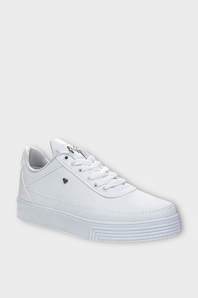 Liger Ανδρικά αθλητικά παπούτσια casual μαλακή εσωτερική επένδυση, κομψά αθλητικά παπούτσια WHITE