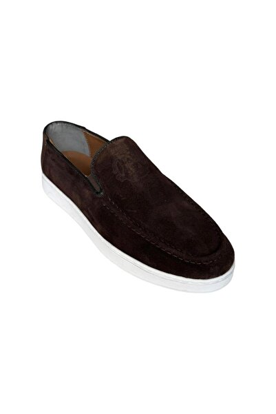 Liger Чоловічі туфлі Leofar з натуральної шкіри нубуку коричневого кольору