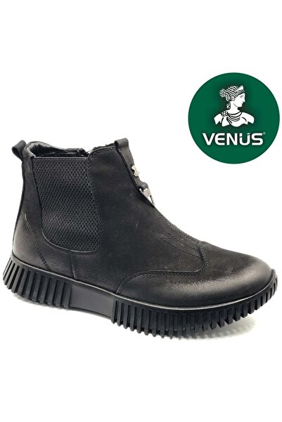 Venüs Cizme ortopedice pentru femei Turgana din piele naturală, cu talpă plat...