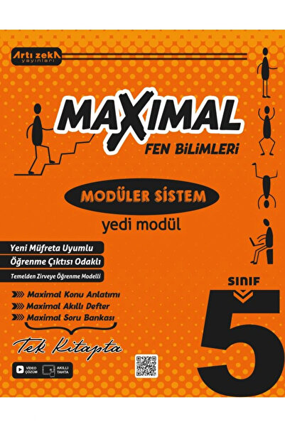 Artı Zeka Yayınları Artı Zeka 5 Sınıf Maxımal Fen Bilimleri Modüler Sistem Seti (6 MODÜL) 2025-2026 YENİ BASKI