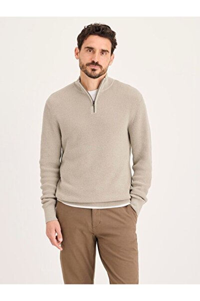 Dockers 1/4 Fermuarlı Kazak