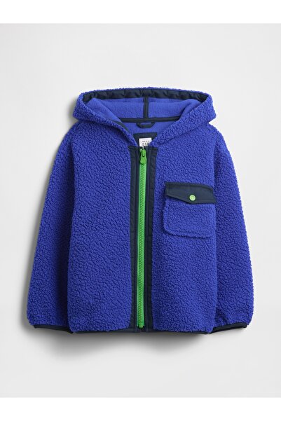 GAP Erkek Bebek Mavi BabyGap Sherpa Ceket