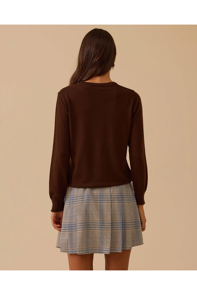 SEÇİL Zero Neck Basic Knitwear Blouse