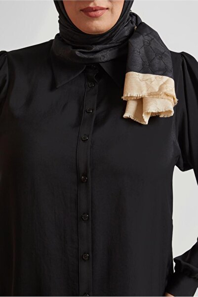 Alvina Shirt Collar Large Size Tunic 20750