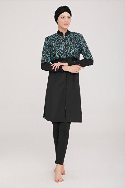 Alvina PATTERNED BELTED TESETURY SWIMSUIT 8065