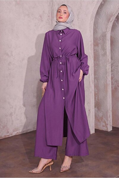 TRENDTESETTÜR ΓΥΝΑΙΚΕΙΟ ΜΩΒ ΣΕΤ ΠΑΝΤΕΛΟΝΙ ΜΕ ΛΕΠΤΟΜΕΡΗ ΣΚΙΣΜΑ T 0774