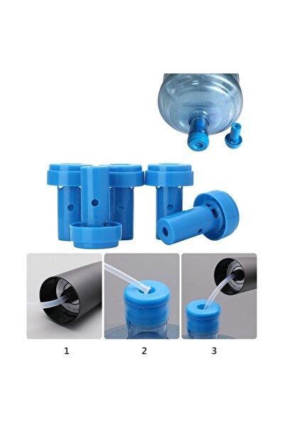 Vakia Şarjlı Su Pompası / Su Sebili Uyumlu Su Dökülmesini Engelliyen Yaylı Non-spill Damacana Kapağı
