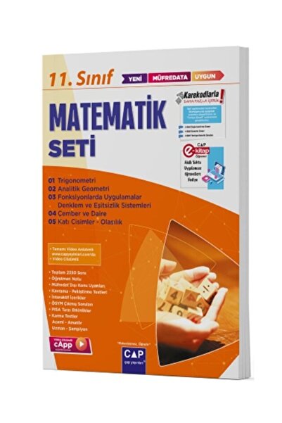 Çap Yayınları Çap 11.Sınıf Matematik Anadolu Video Konu Anlatımlı Fasikül Seti