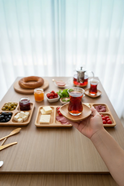 Bambum Silva - 6-Piece Square Tea Plate