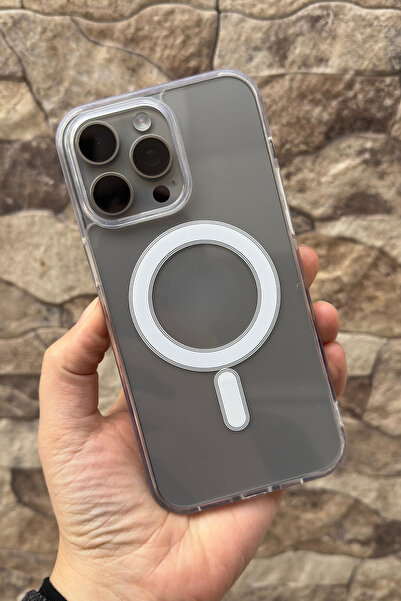 Vip Case Apple iPhone 16 Pro Kamera Çıkıntılı Şeffaf Magsafe Wireless Kablosu...