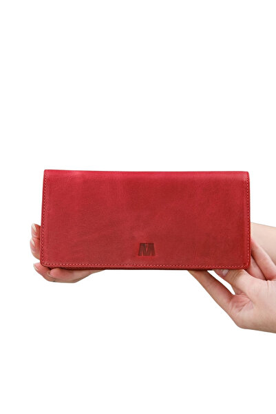 MFT Leather Design Πορτοφόλι Unisex Golden 3367 από γνήσιο δέρμα με θήκη τηλε...
