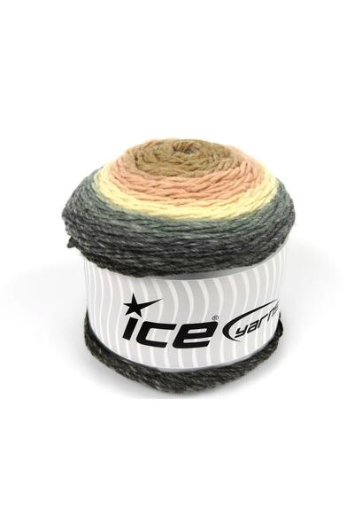 Ice yarns مجموعة من خيوط ثلجية بوزن 2 × 150 جرام، خيوط CAKES GALAXY، خيوط بلو...