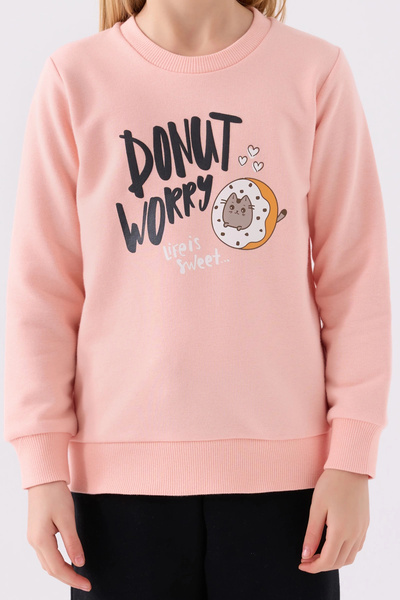 Rolypoly Girl's Pink Tracksuit Set