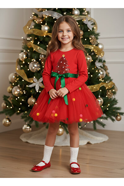 By Piera Children's New Year's Pompom Dress 086229
