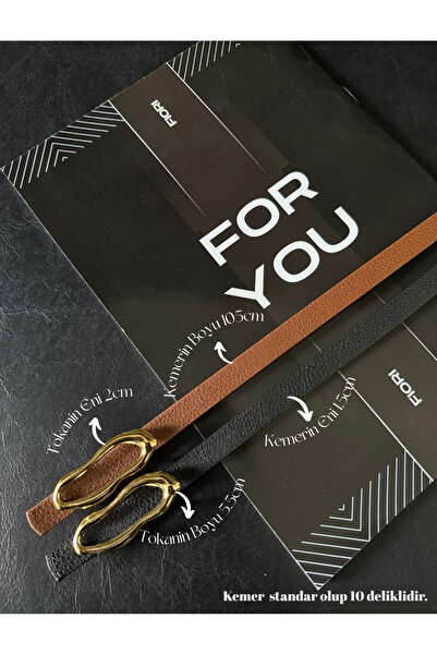 Fiori حزام رفيع بإبزيم بتصميم إيطالي، حزام بنطلون، حزام قميص، حزام معطف