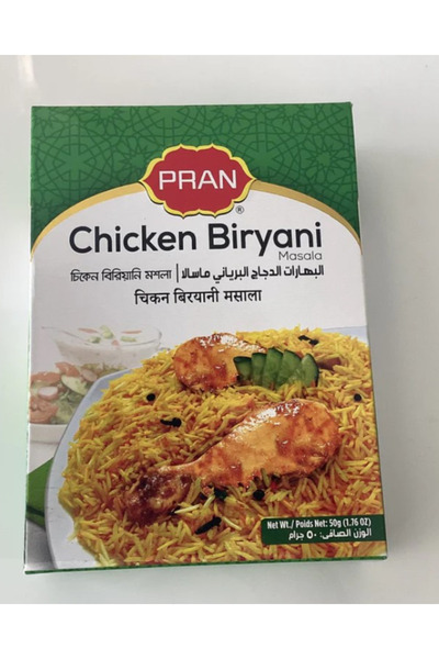 pran دجاج برياني ماسالا 50 جرام × 24