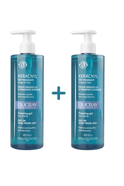 Ducray Kerancyl Gel Moussant 400 Ml X 2 3282779346481
