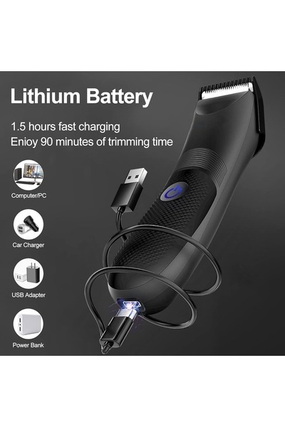 Generic DENX Electric Shaver for Men, Rechargeable Hair Clipper & Beard Trimmer with USB Charging, DX1337