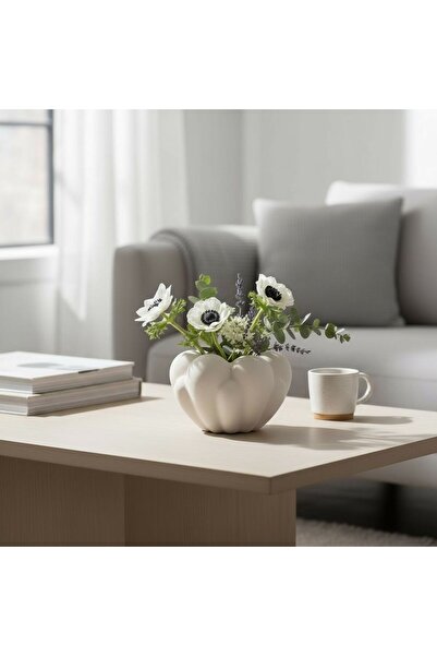 Casco فازة سيراميك سحابية عصرية