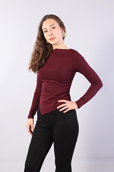 Mckanzie 10128 Μπλούζα με κορδόνια στην αριστερή πλευρά