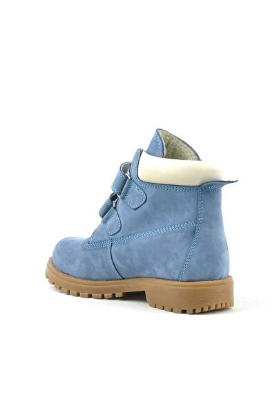 Rakerplus Παιδικές μπότες Neson Γνήσιο Δερμάτινο Μπλε Velcro