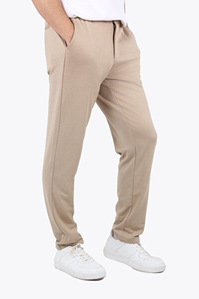 Mckanzie 885 (1001) Παντελόνι πικέ με ελαστικό κορδόνι στη μέση