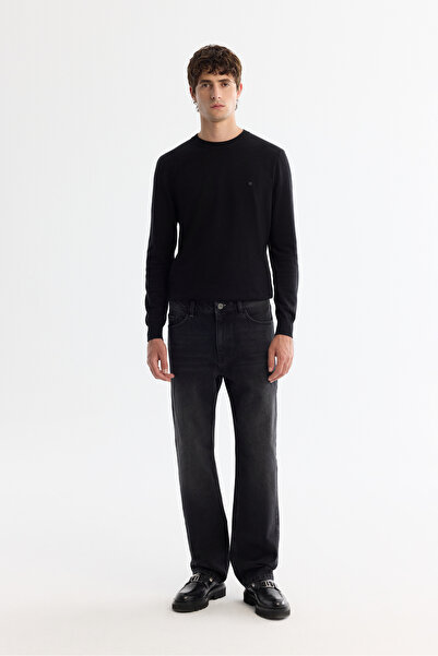 Avva Erkek Antrasit Eskitme Yıkama Tokyo Straight Fit Jean Pantolon A42Y3535